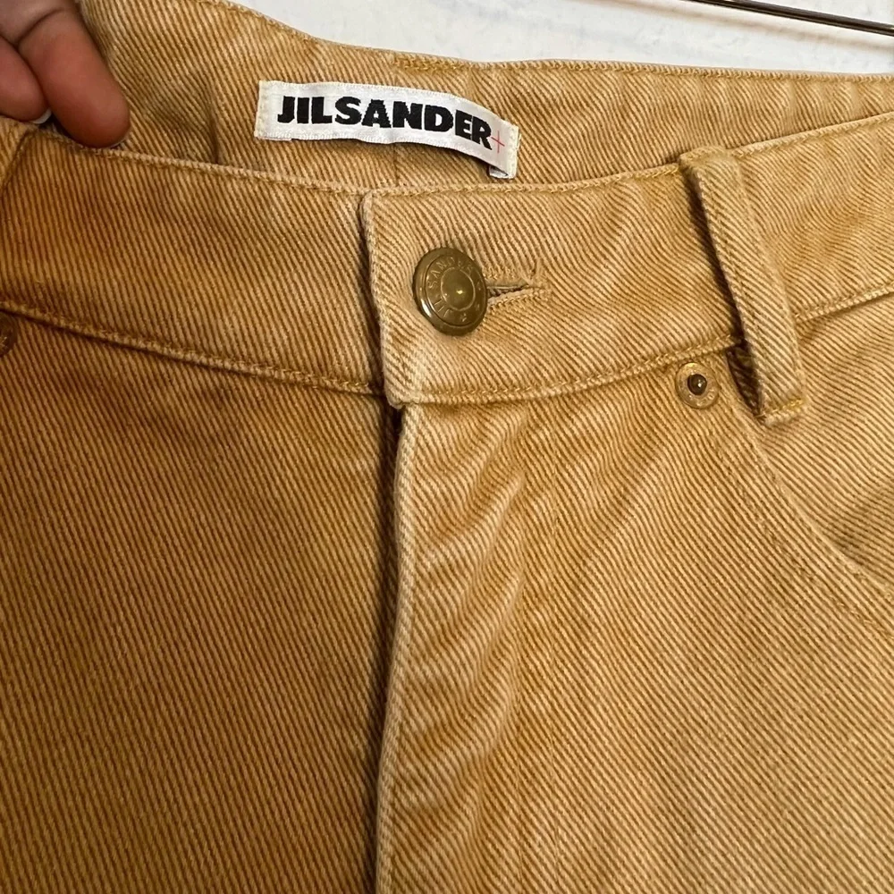 Jil Sander Vintage High Waist Split-hem Jeans